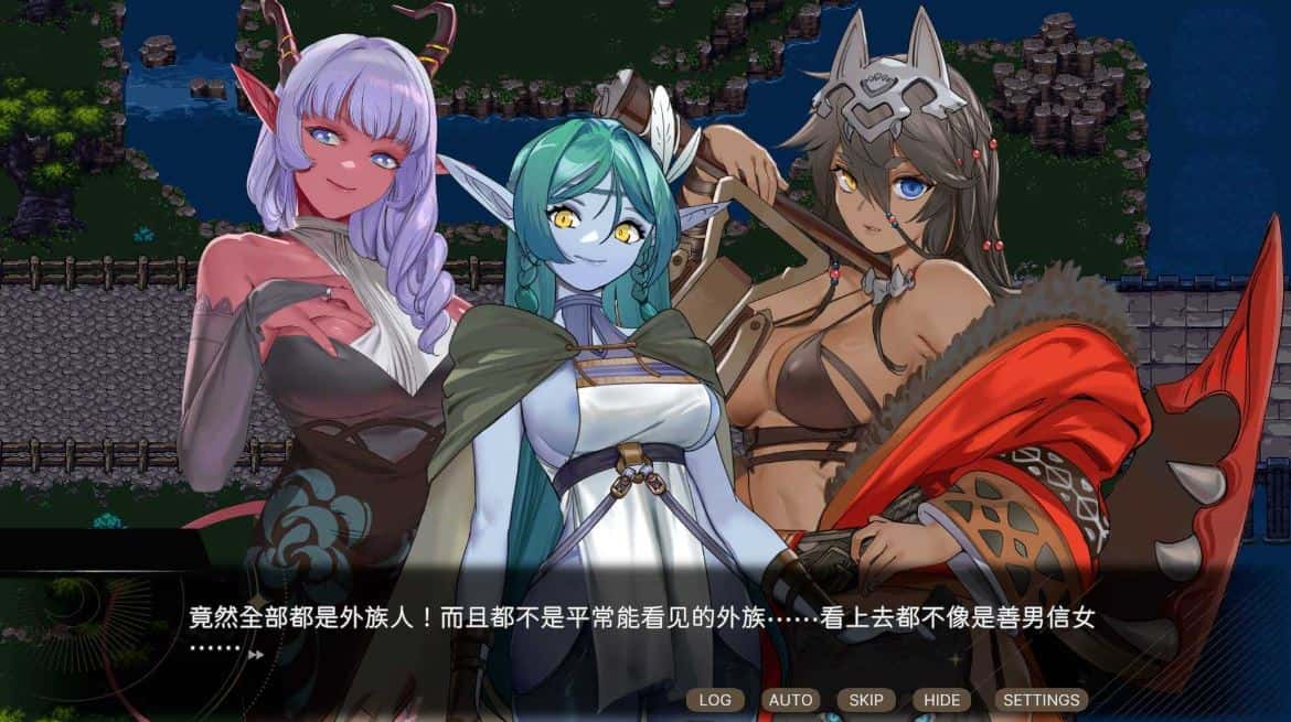 外族娘！请好好保护我吧！ 官方中文步兵版插画